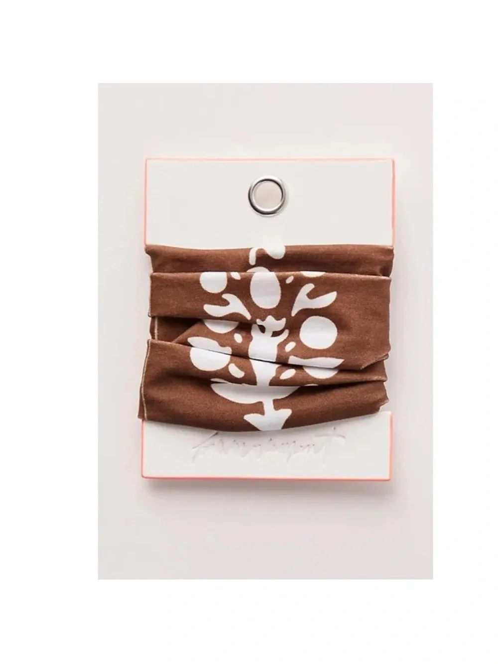FP Movement by Free People Rumble Hair Ties Brown big Logo NWT